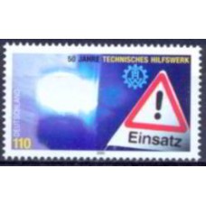 ALF1957M-SELO CINQUENTENÁRIO DO INSTITUTO FEDERAL THW - ALEMANHA - 2000 - MINT