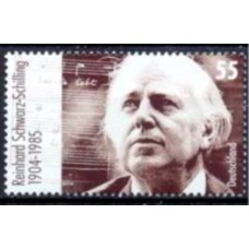 ALF2223M-SELO CENTENÁRIO DE NASCIMENTO DO COMPOSITOR REINHARD SCHWARZ-SCHILLING - ALEMANHA - 2004 - MINT