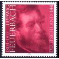 ALF2236M-SELO BICENTENÁRIO DE NASCIMENTO DO FILÓSOFO LUDWIG FEUERBACH - ALEMANHA - 2004 - MINT