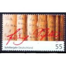 ALF2285M-SELO POETA E AUTOR DRAMÁTICO FRIEDRICH VON SCHILLER - ALEMANHA - 2005 - MINT