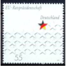 ALF2409M-SELO PRESIDÊNCIA ALEMÃ DA UNIÃO EUROPEIA - ALEMANHA - 2007 - MINT