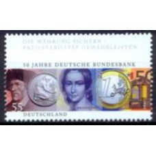 ALF2443M-SELO CINQUENTENÁRIO DO DEUTSCHE BUNDESBANK - ALEMANHA - 2007 - MINT