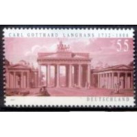 ALF2460M-SELO ARQUITETO CARL GOTTHARD - ALEMANHA - 2007 - MINT