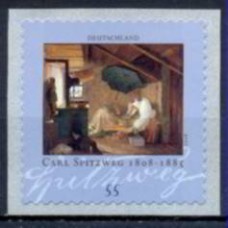 ALF2473M-SELO PINTOR CARL SPITZWEG - AUTOADESIVO - ALEMANHA - 2008 - MINT