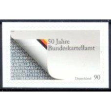 ALF2480M-SELO CINQUENTENÁRIO DO BUNDESKARTELLAMT - AUTOADESIVO - ALEMANHA - 2008 - MINT