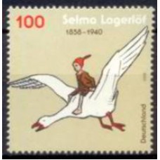 ALF2530M-SELO PRÊMIO NOBEL DE LITERATURA SELMA LAGERLOF - ALEMANHA - 2008 - MINT