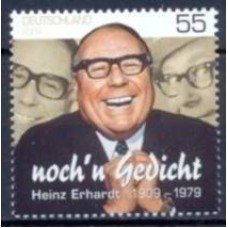 ALF2546M-SELO ATOR HUMORISTA HEINZ ERHARDT - ALEMANHA - 2009 - MINT