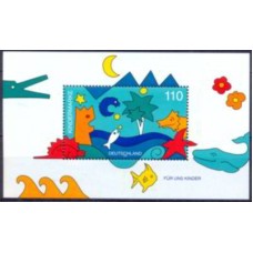 ALFB041N-BLOCO PELAS NOSSAS CRIANÇAS - ALEMANHA - 1998 - N