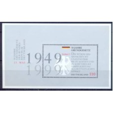 ALFB047M-BLOCO CINQUENTENÁRIO DA LEI FUNDAMENTAL - ALEMANHA - 1999 - MINT