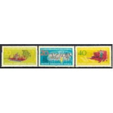 ALO0606M-SÉRIE 10ª EXPOSIÇÃO AGRÍCOLA DE MARKKLEEBERG - ALEMANHA ORIENTAL - 1962 - MINT