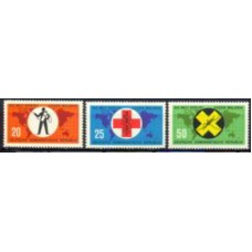 ALO0649N-SÉRIE ERRADICAÇÃO DA MALÁRIA - ALEMANHA ORIENTAL - 1963 - N