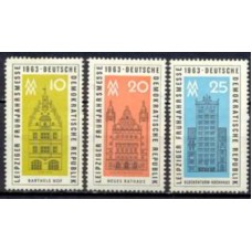 ALO0654N-SÉRIE FEIRA DA PRIMAVERA DE LEIPZIG - ALEMANHA ORIENTAL - 1963 - N