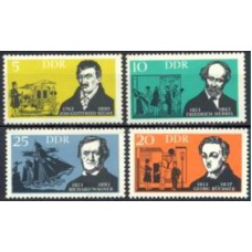ALO0657N-SÉRIE ARTISTAS CÉLEBRES ALEMÃES - ALEMANHA ORIENTAL - 1963 - N