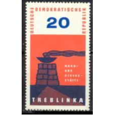 ALO0675N-SELO MONUMENTO E PRAÇA DA LEMBRANÇA - ALEMANHA ORIENTAL - 1963 - N