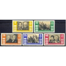 ALO0694N-SÉRIE SESQUICENTENÁRIO DA LIBERTAÇÃO DE 1813 - ALEMANHA ORIENTAL - 1963 - N