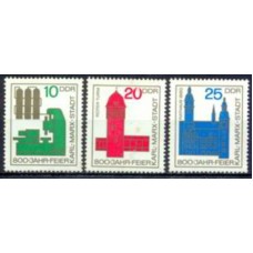 ALO0819N-SÉRIE 8º CENTENÁRIO DE KARL-MARX-STADT - ALEMANHA ORIENTAL - 1965 - N