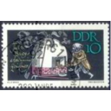 ALO0842UA-SELO BICENTENÁRIO DA ACADEMIA DO MINÉRIO DE FREIBERG, 10P - ALEMANHA ORIENTAL - 1965 - U