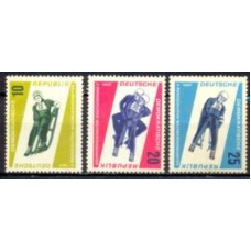 ALO0853N-SÉRIE 10º CAMPEONATO MUNDIAL DE LUGES - ALEMANHA ORIENTAL - 1966 - N