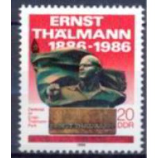 ALO2636M-SELO INAUGURAÇÃO DO PARQUE ERNST THALMANN - ALEMANHA ORIENTAL - 1986 - MINT