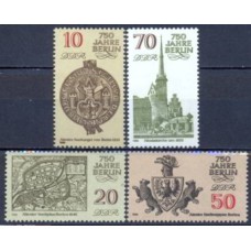 ALO2645N-SÉRIE 750º ANIVERSÁRIO DE BERLIN I - ALEMANHA ORIENTAL - 1986 - N