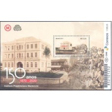 BL0223M-BLOCO 150 ANOS DO INSTITUTO PRESBITERIANO MACKENZIE - 2021 - MINT BL0223M-BLOCO 150 ANOS DO INSTITUTO PRESBITERIANO MACKENZIE - 2021 - MINT