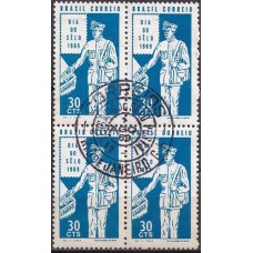 CR1969.01-CARIMBO ANIVERSÁRIO DO SELO POSTAL - RIO DE JANEIRO - 1969