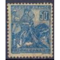 FRA0257U-SELO 5º CENTENÁRIO DA QUESTÃO DE ORLEANS PARA JOANA DARC - FRANÇA - 1929 - U