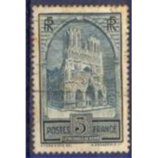 FRA0259U-SELO MONUMENTOS E SÍTIOS, 3F TIPO I - FRANÇA - 1929/31 - U