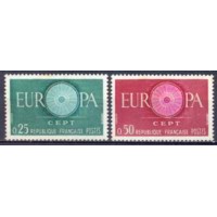 FRA1266N-SÉRIE EUROPA - FRANÇA - 1960 - N