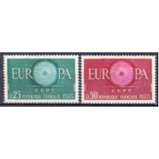 FRA1266N-SÉRIE EUROPA - FRANÇA - 1960 - N