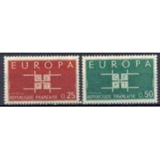 FRA1396N-SÉRIE EUROPA - FRANÇA - 1963 - N