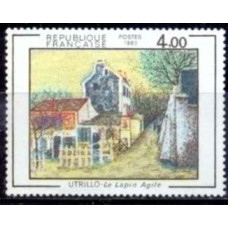 FRA2297N-SELO SÉRIE ARTÍSTICA - MAURICE UTRILLO - FRANÇA - 1983 - N