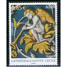 FRA4336M-SELO SÉRIE ARTÍSTICA - CATEDRAL DE SANTA CECÍLIA - FRANÇA - 2009 - MINT