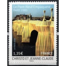 FRAZ0338M-SELO SÉRIE ARTÍSTICA - CHRISTO E JEANNE-CLAUDE - AUTOADESIVO - FRANÇA - 2009 - MINT