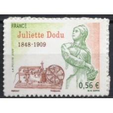 FRAZ0371M-SELO HEROÍNA DA GUERRA DE 1870 JULIETTE DODU - AUTOADESIVO - FRANÇA - 2009 - MINT