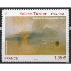 FRAZ0402M-SELO SÉRIE ARTÍSTICA - WILLIAM TURNER - AUTOADESIVO - FRANÇA - 2010 - MINT