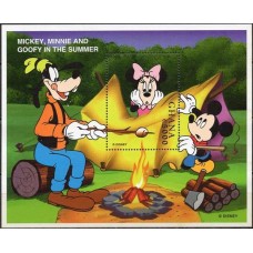 GANB338M-BLOCO UM ANO COM MICKEY E SEUS AMIGOS I - GANA - 1997 - MINT