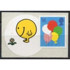 GRB2808MB-SELO MENSAGENS - REIMPRESSÃO COM VINHETA - GRÃ-BRETANHA - 2008 - MINT