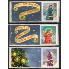 GRB2949MA-SÉRIE NATAL - ANJOS - COM VINHETAS - GRÃ-BRETANHA - 2007 - MINT