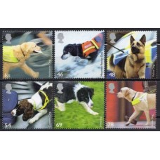 GRB2972M-SÉRIE CÃES NO TRABALHO - GRÃ-BRETANHA - 2008 - MINT