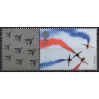 GRB3036MA-SELO CEM ANOS DE EXIBIÇÕES AÉREAS - COM VINHETA - GRÃ-BRETANHA - 2008 - MINT GRB3036MA-SELO CEM ANOS DE EXIBIÇÕES AÉREAS - COM VINHETA - GRÃ-BRETANHA - 2008 - MINT