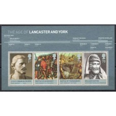 GRBB054M-BLOCO REIS BRITÂNICOS - CASAS DE LANCASTER E YORK - GRÃ-BRETANHA - 2008 - MINT