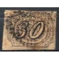 IM0005U.02-SELO INCLINADO, 30 RÉIS - 1844 - U
