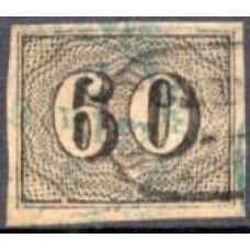 IM0014U.04-SELO VERTICAL, 60 RÉIS - 1850 - U