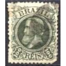 IM0049U.04-SELO DOM PEDRO II CABEÇA PEQUENA, 100 RÉIS - 1881 - U - COM RESTRIÇÕES NA BORDA ESQUERDA