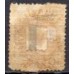 IM0052U.02-SELO DOM PEDRO II CABEÇA GRANDE, 10 RÉIS LARANJA - 1885 - U