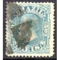 IM0053U.02-SELO DOM PEDRO II CABEÇA GRANDE, 50 RÉIS - 1885 - U