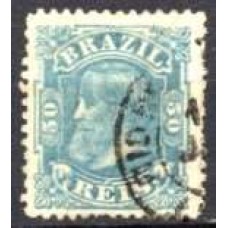 IM0053U.03-SELO DOM PEDRO II CABEÇA GRANDE, 50 RÉIS - 1885 - U