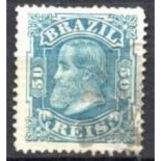 IM0053U.04-SELO DOM PEDRO II CABEÇA GRANDE, 50 RÉIS - 1885 - U