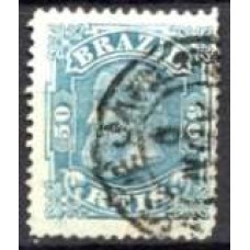 IM0053U.05-SELO DOM PEDRO II CABEÇA GRANDE, 50 RÉIS - 1885 - U